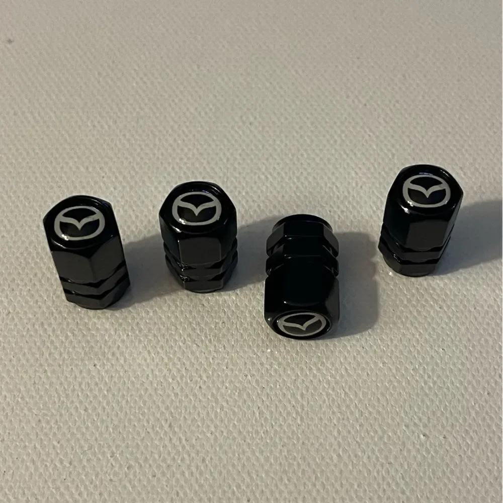 Mazda Valve Stem Caps in Black NWT